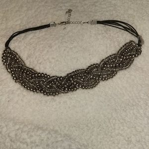 Braided bead necklace